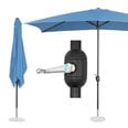 Terasos skėtis su švaistikliu Uniprodo, mėlynas