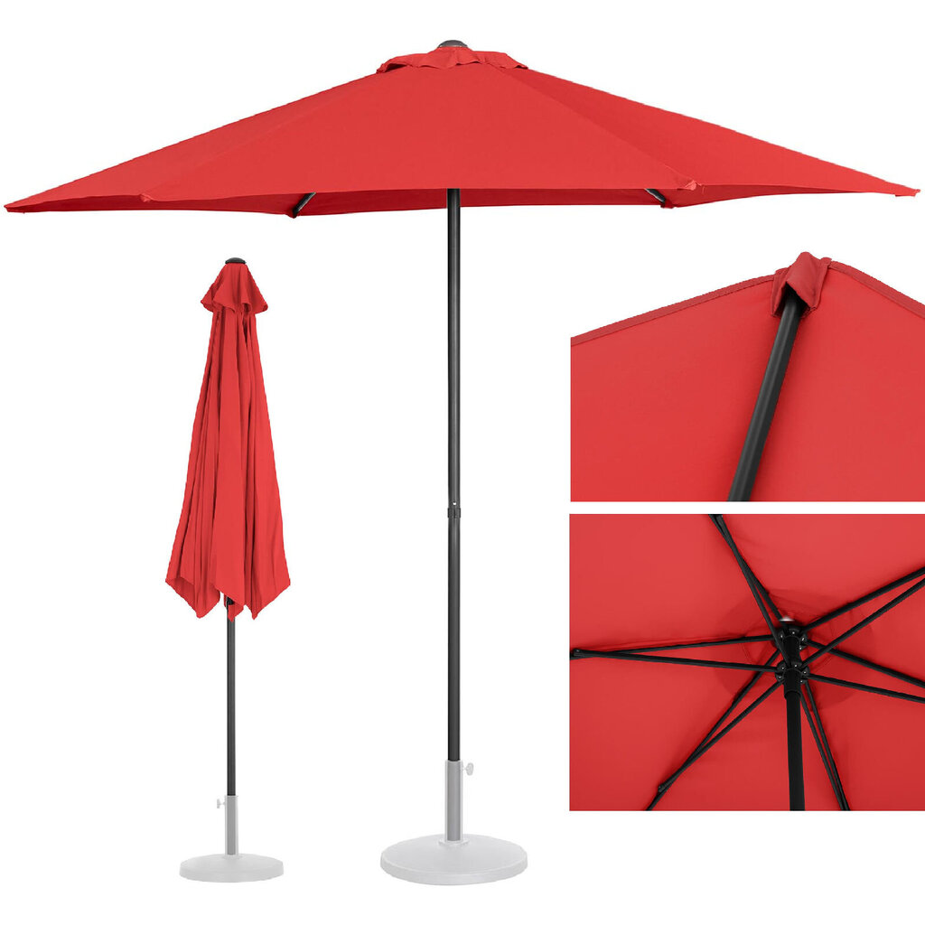 Sodo skėtis Uniprodo, raudonas цена и информация | Skėčiai, markizės, stovai | pigu.lt
