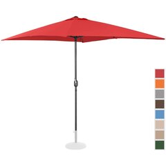 Terasos skėtis su švaistikliu Uniprodo, raudonas цена и информация | Зонты, маркизы, стойки | pigu.lt