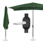 Terasos skėtis su švaistikliu Uniprodo, žalias цена и информация | Skėčiai, markizės, stovai | pigu.lt