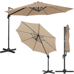 Uniprodo skėtis nuo saulės, rudas kaina ir informacija | Skėčiai, markizės, stovai | pigu.lt