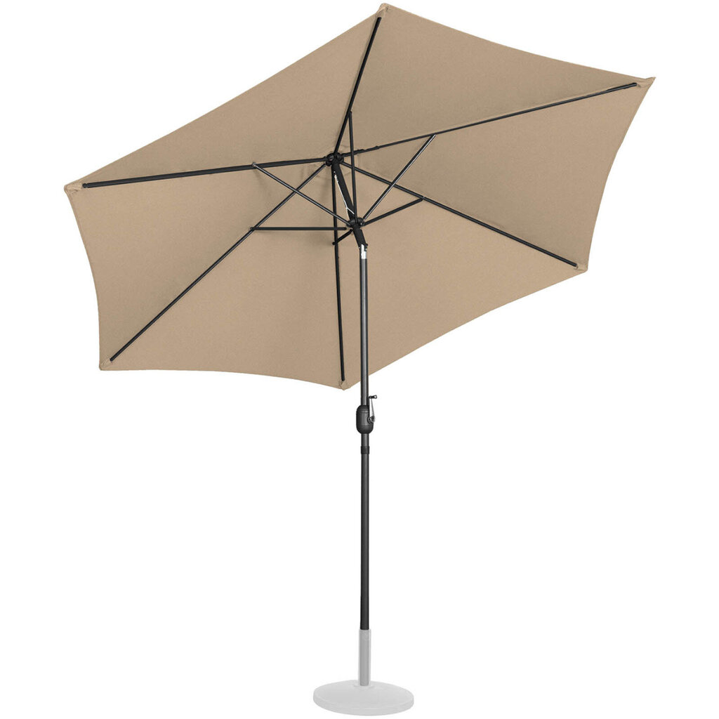 Lauko skėtis Uniprodo, pilkas/rudas цена и информация | Skėčiai, markizės, stovai | pigu.lt