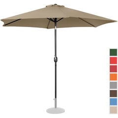 Lauko skėtis Uniprodo, pilkas/rudas kaina ir informacija | Skėčiai, markizės, stovai | pigu.lt