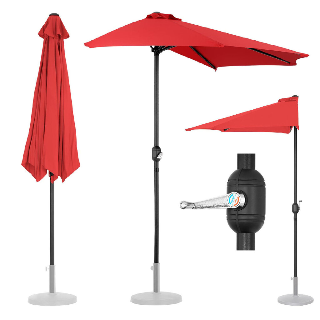 Sieninis skėtis Uniprodo, raudonas цена и информация | Skėčiai, markizės, stovai | pigu.lt