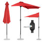 Sieninis skėtis Uniprodo, raudonas цена и информация | Skėčiai, markizės, stovai | pigu.lt