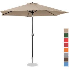 Lauko skėtis Uniprodo, smėlio spalvos kaina ir informacija | Skėčiai, markizės, stovai | pigu.lt