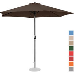 Lauko skėtis Uniprodo, rudas цена и информация | Зонты, маркизы, стойки | pigu.lt