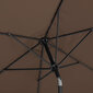 Lauko skėtis Uniprodo, rudas kaina ir informacija | Skėčiai, markizės, stovai | pigu.lt