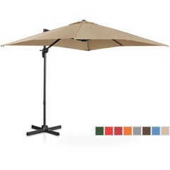 Зонт садовый со штангой, круглый, наклоняемый, диаметр. 300 см серо-коричневый цена и информация | Зонты, маркизы, стойки | pigu.lt