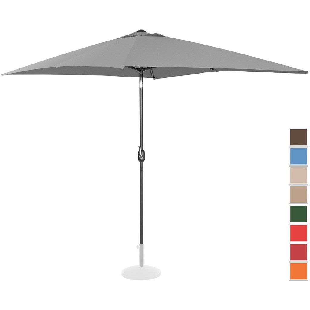 Lauko skėtis Uniprodo, pilkas kaina ir informacija | Skėčiai, markizės, stovai | pigu.lt