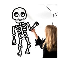 Подвесная декорация на Хэллоуин в виде скелета-монстра цена и информация | Праздничные декорации | pigu.lt
