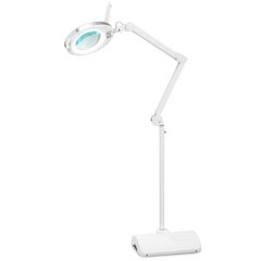 Kosmetinė didinamoji lempa su padidinamuoju stiklu ant stovo 5 dpi 60x LED skersmuo. 127 mm 10130471 kaina ir informacija | Staliniai šviestuvai | pigu.lt