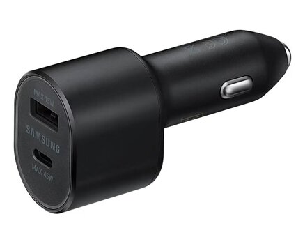 Автомобильное зарядное устройство Samsung EP-L5300XBEGEU, USB-C/USB-A, 3A цена и информация | Зарядные устройства для телефонов | pigu.lt