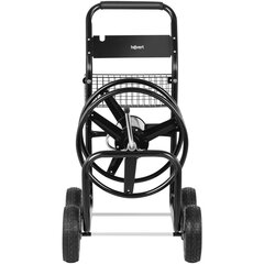 Vežimėlis sodo žarnai su švaistikliu ir krepšiu Hillvert, 90 m kaina ir informacija | Laistymo įranga, purkštuvai | pigu.lt