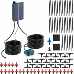 Sodo laistymo sistema su saulės baterija, 5 m цена и информация | Оборудование для полива | pigu.lt