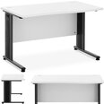 Kompiuterinis stalas Fromm & Starck, baltas/juodas