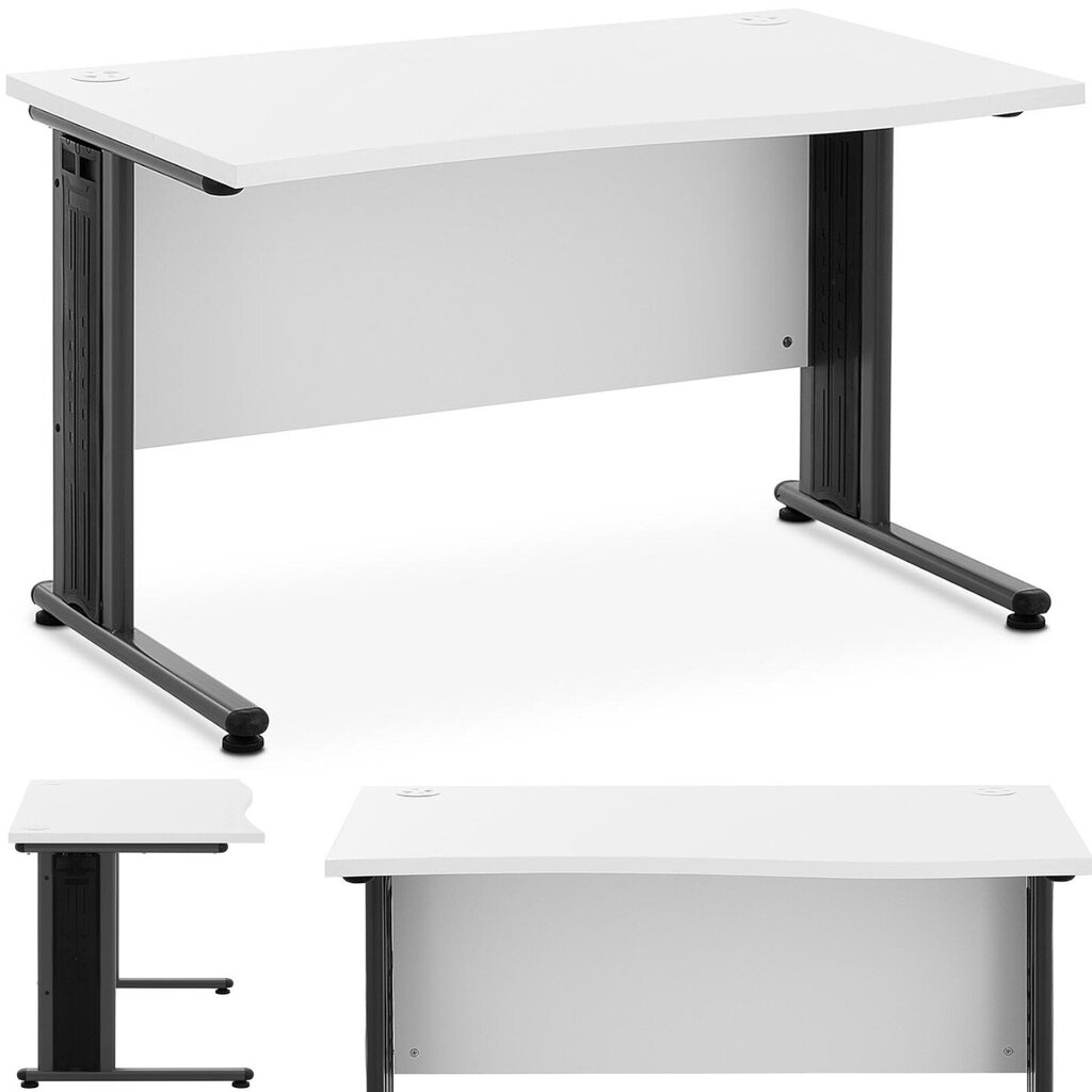 Kompiuterinis stalas Fromm & Starck, baltas/juodas kaina ir informacija | Kompiuteriniai, rašomieji stalai | pigu.lt