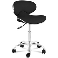 Kosmetinė kėdė Physa, juoda kaina ir informacija | Biuro kėdės | pigu.lt