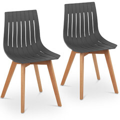 2-jų valgomojo kėdžių komplektas Fromm & Starck, pilkas цена и информация | Стулья для кухни и столовой | pigu.lt