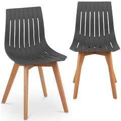 2-jų valgomojo kėdžių komplektas Fromm & Starck, pilkas kaina ir informacija | Virtuvės ir valgomojo kėdės | pigu.lt
