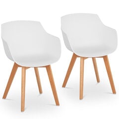 2-ių kėdžių komplektas Fromm&Starck Starck, baltas kaina ir informacija | Biuro kėdės | pigu.lt