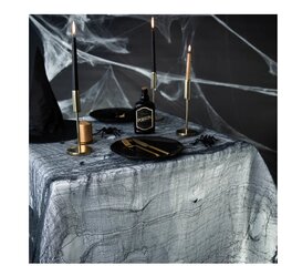 Хэллоуин декор Паутина, 210х300 см, черная цена и информация | Праздничные декорации | pigu.lt