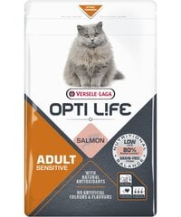 Versele-Laga Opti Life Cat Adult Sensitive su lašiša, 2.5 kg kaina ir informacija | Sausas maistas katėms | pigu.lt