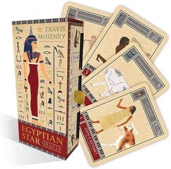 Egyptian Star Oracle kortos Rockpool Publishing kaina ir informacija | Ezoterika | pigu.lt