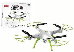 Nuotoliniu būdu valdomas dronas Syma X5HW, baltas/žalias kaina ir informacija | Žaislai berniukams | pigu.lt