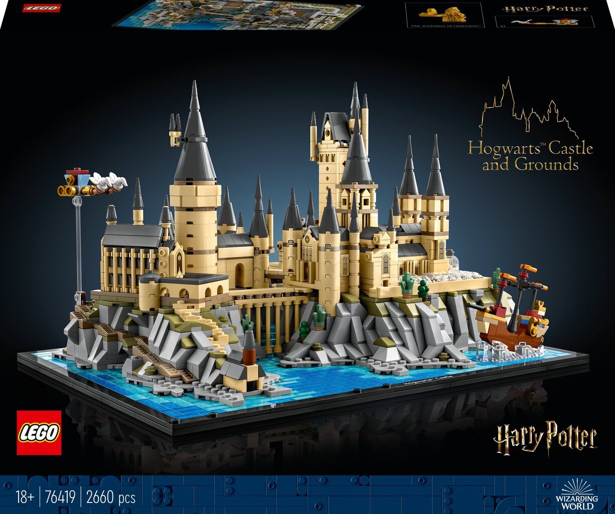 76419 LEGO® Harry Potter Hogvartso pilis ir apylinkės цена и информация | Konstruktoriai ir kaladėlės | pigu.lt