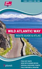Wild Atlantic Way Route Guide and Atlas: The essential guide to driving Ireland's Atlantic coast 2nd edition kaina ir informacija | Kelionių vadovai, aprašymai | pigu.lt