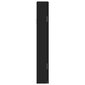 Veidrodinė papuošalų spintelė vidaXL, 37.5x10x67 cm, juoda kaina ir informacija | Veidrodžiai | pigu.lt