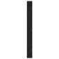 Veidrodinė papuošalų spintelė vidaXL, 37.5x10x106 cm, juoda kaina ir informacija | Veidrodžiai | pigu.lt