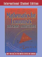 Mathematics for Economists International Student Edition kaina ir informacija | Ekonomikos knygos | pigu.lt
