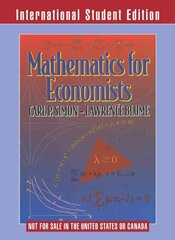 Mathematics for Economists International Student Edition цена и информация | Книги по экономике | pigu.lt