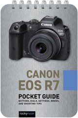 Canon EOS R7: Pocket Guide : Buttons, Dials, Settings, Modes, and Shooting Tips kaina ir informacija | Fotografijos knygos | pigu.lt