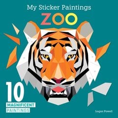 My Sticker Paintings: Zoo: 10 Magnificent Paintings цена и информация | Книги для малышей | pigu.lt