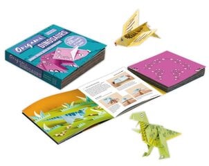 Origami Dinosaurs: Paper Block Plus 64-Page Book kaina ir informacija | Knygos apie sveiką gyvenseną ir mitybą | pigu.lt