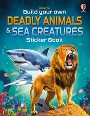 Build Your Own Deadly Animals and Sea Creatures Sticker Book kaina ir informacija | Knygos mažiesiems | pigu.lt
