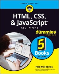 HTML, CSS, & JavaScript All-in-One For Dummies kaina ir informacija | Ekonomikos knygos | pigu.lt