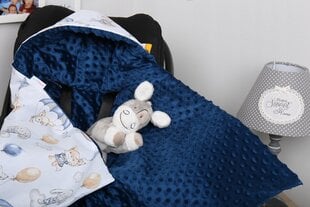 Babymam antklodė su gobtuvu, 80x80 cm kaina ir informacija | Patalynė kūdikiams, vaikams | pigu.lt