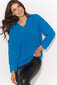 Megztinis moterims Numinou, mėlynas цена и информация | Megztiniai moterims | pigu.lt