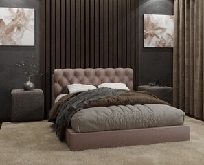 Кровать QUEEN + Sapnas 2 XL, 140x200см, коричневый цена и информация | Кровати | pigu.lt