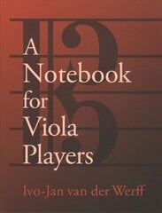 Notebook for Viola Players kaina ir informacija | Knygos apie meną | pigu.lt