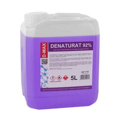 Denatūruotas alkoholis denatūruotas D-MAX 5L 10068181 kaina ir informacija | Valikliai | pigu.lt