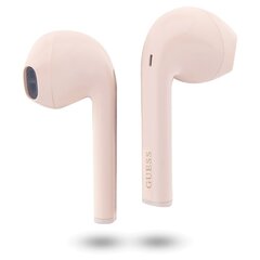 Guess słuchawki Bluetooth GUTWST26PSP TWS + stacja dokująca różowy|pink Classic EST Logo kaina ir informacija | Ausinės | pigu.lt