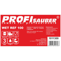 Servetėlės mirkymui POWER ProfiSauber WET REF 100 - REFILL 10113001 kaina ir informacija | Mechaniniai įrankiai | pigu.lt