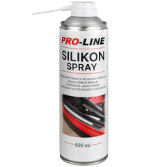 Silikono tepalo purškiklis PRO-LINE tarpiklių priežiūrai 500ml 10106761 цена и информация | Механические инструменты | pigu.lt