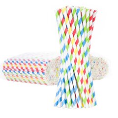 PaperStraws šiaudelių rinkinys, 500 vnt. kaina ir informacija | Virtuvės įrankiai | pigu.lt