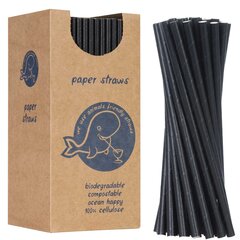 PaperStraws šiaudelių rinkinys, 250 vnt. цена и информация | Кухонная утварь | pigu.lt